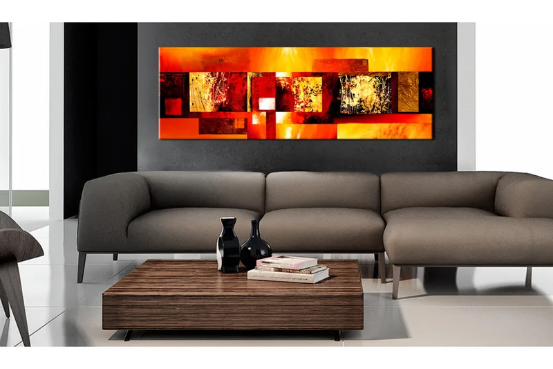 Billede Golden Spell 120x40 - Artgeist sp. z o. o. - Boligtilbehør - Billeder & kunst - Billeder på lærred