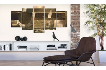 Billede Golden Star 100x50 - Artgeist sp. z o. o. - Boligtilbehør - Billeder & kunst - Billeder på lærred