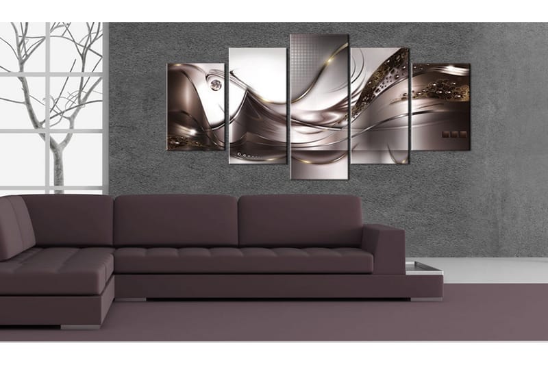 Billede Golden Storm 200x100 - Artgeist sp. z o. o. - Boligtilbehør - Billeder & kunst - Billeder på lærred