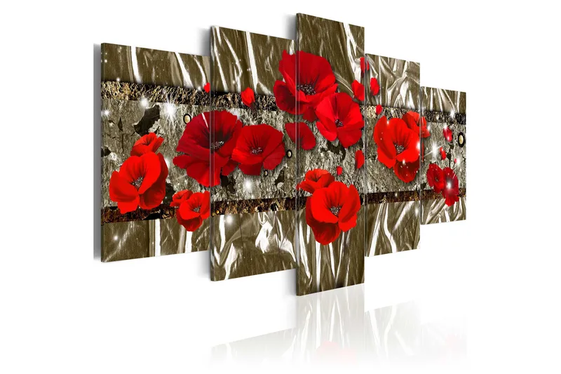 Billede Golden Poppies 200x100, Artgeist sp. z o. o.