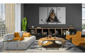 Billede Grønøjet Gepard 60x40 - Artgeist sp. z o. o. - Boligtilbehør - Billeder & kunst - Billeder på lærred