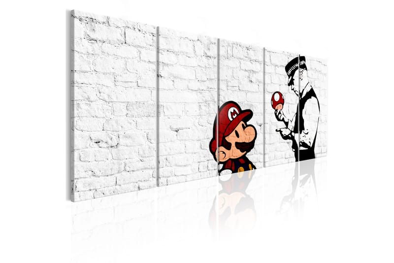 Billede Graffiti On Brick 200x80, Artgeist sp. z o. o.