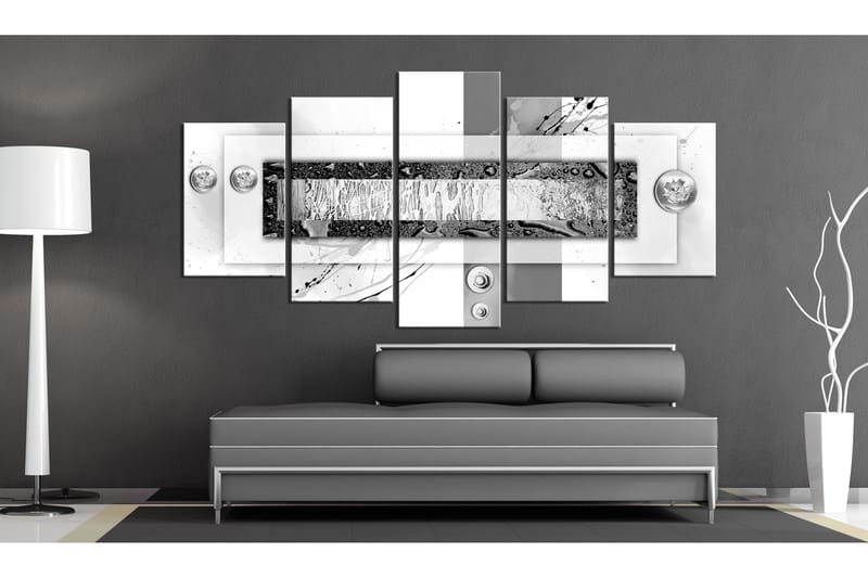 Billede Gray Balance 100x50 - Artgeist sp. z o. o. - Boligtilbehør - Billeder & kunst - Billeder på lærred