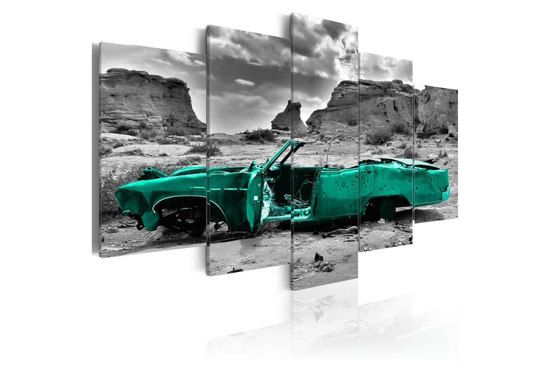 Billede Green Car 100x50, Artgeist sp. z o. o.