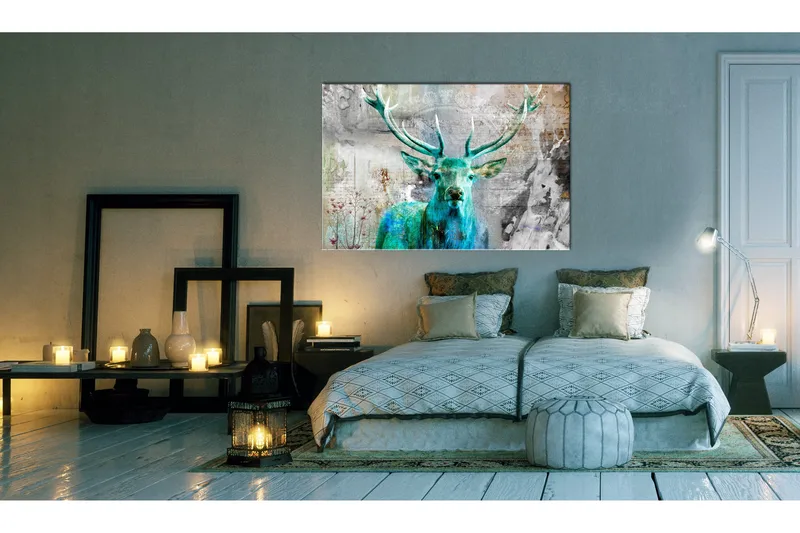 Billede Green Deer 90x60, Artgeist sp. z o. o.