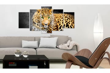 Billede Green-Eyed Leopard 200x100 - Artgeist sp. z o. o. - Boligtilbehør - Billeder & kunst - Billeder på lærred