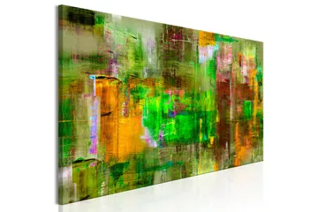 Billede Green Land 120x40 - Artgeist sp. z o. o. - Boligtilbehør - Billeder & kunst - Billeder på lærred