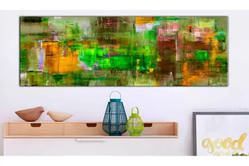 Billede Green Land 135x45 - Artgeist sp. z o. o. - Boligtilbehør - Billeder & kunst - Billeder på lærred