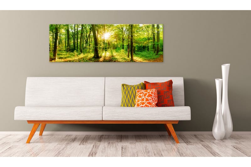 Billede Green Magic 135x45 - Artgeist sp. z o. o. - Boligtilbehør - Billeder & kunst - Billeder på lærred