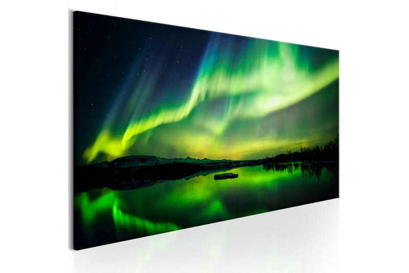 Billede Green Sky 120x40 - Artgeist sp. z o. o. - Boligtilbehør - Billeder & kunst - Billeder på lærred