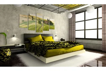 Billede Green Tuscany 100x50 - Artgeist sp. z o. o. - Boligtilbehør - Billeder & kunst - Billeder på lærred