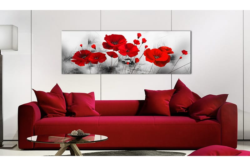 Billede Grey Garden 120x40 - Artgeist sp. z o. o. - Boligtilbehør - Billeder & kunst - Billeder på lærred