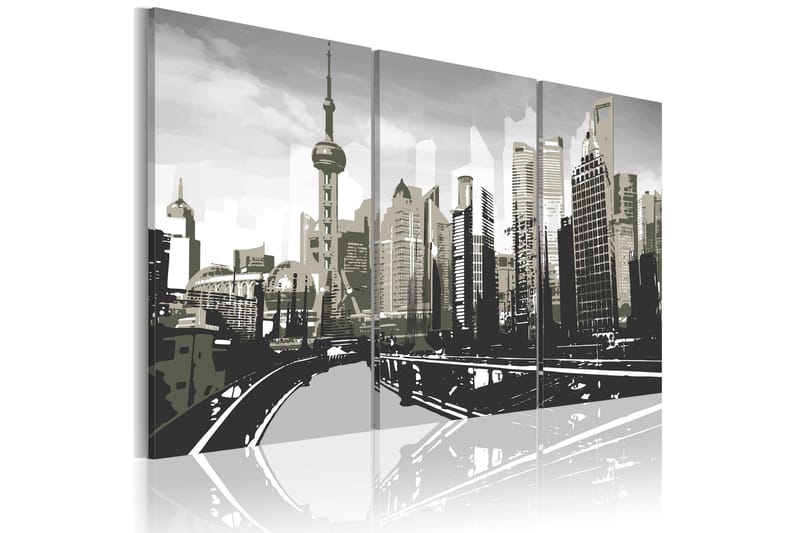 Billede Grey Shanghai 120x80, Artgeist sp. z o. o.