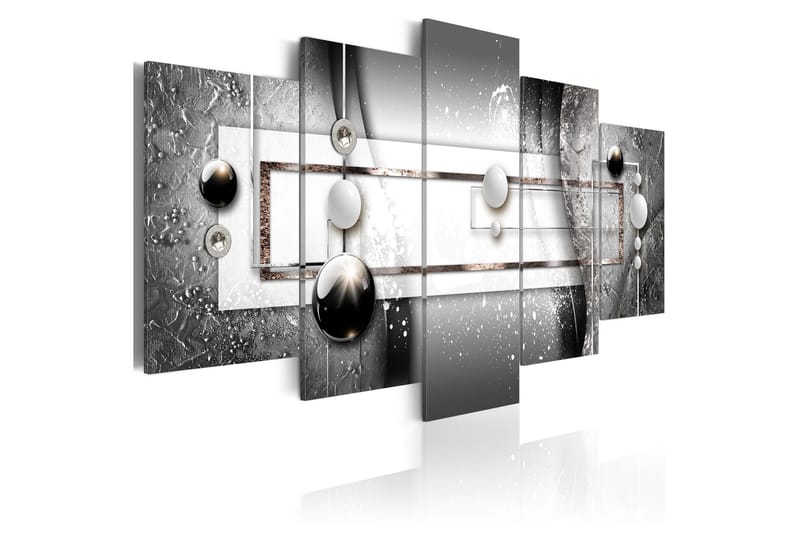 Billede Grey Symmetry 100x50, Artgeist sp. z o. o.