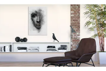 Billede Grey Portrait 40x60 - Artgeist sp. z o. o. - Boligtilbehør - Billeder & kunst - Billeder på lærred