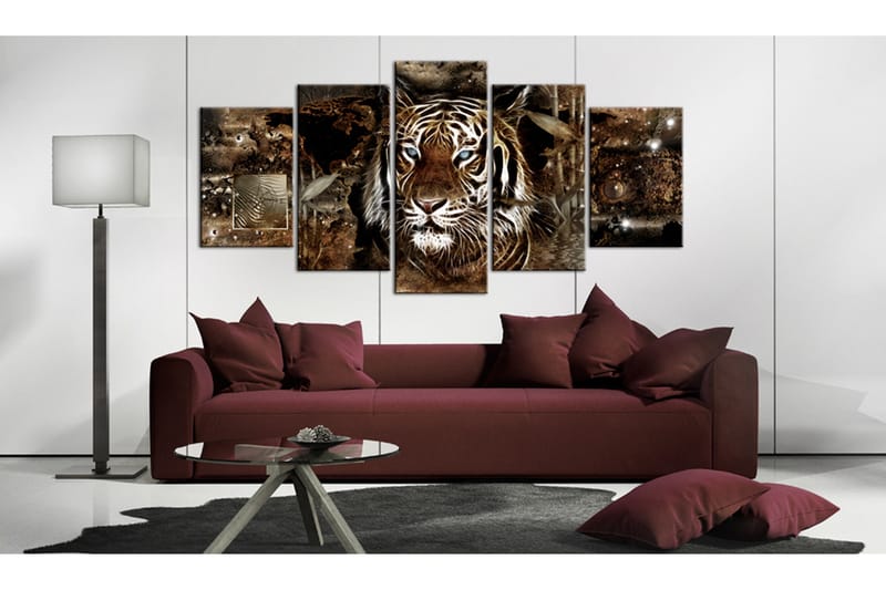 Billede Guard Of The Jungle 200x100 - Artgeist sp. z o. o. - Boligtilbehør - Billeder & kunst - Billeder på lærred
