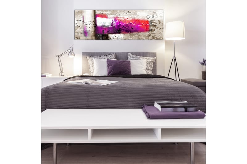 Billede Hammer 1 Part Pink Narrow 135x45 - Artgeist sp. z o. o. - Boligtilbehør - Billeder & kunst - Billeder på lærred