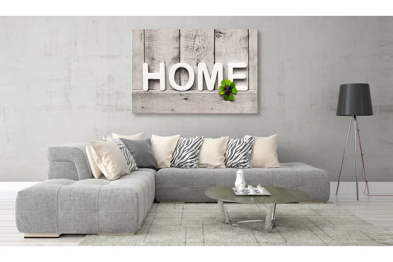 Billede Happy Home 90x60, Artgeist sp. z o. o.