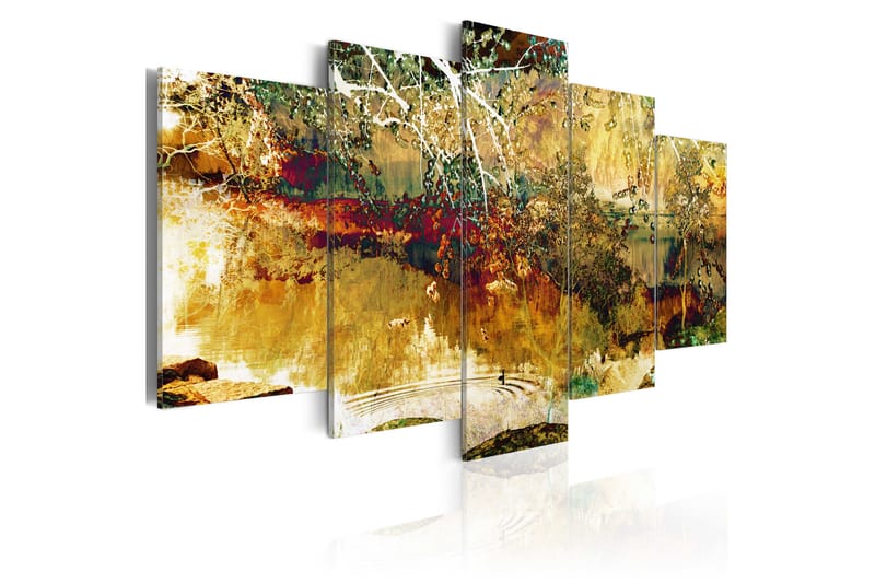 Billede Have Abstrakt 200x100 - Artgeist sp. z o. o. - Boligtilbehør - Billeder & kunst - Billeder på lærred