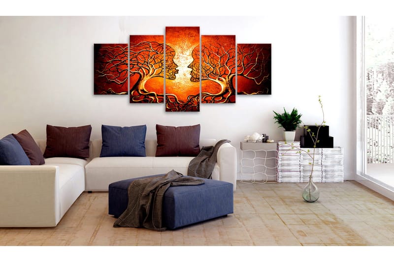Billede Heat Of Love 200x100 - Artgeist sp. z o. o. - Boligtilbehør - Billeder & kunst - Billeder på lærred
