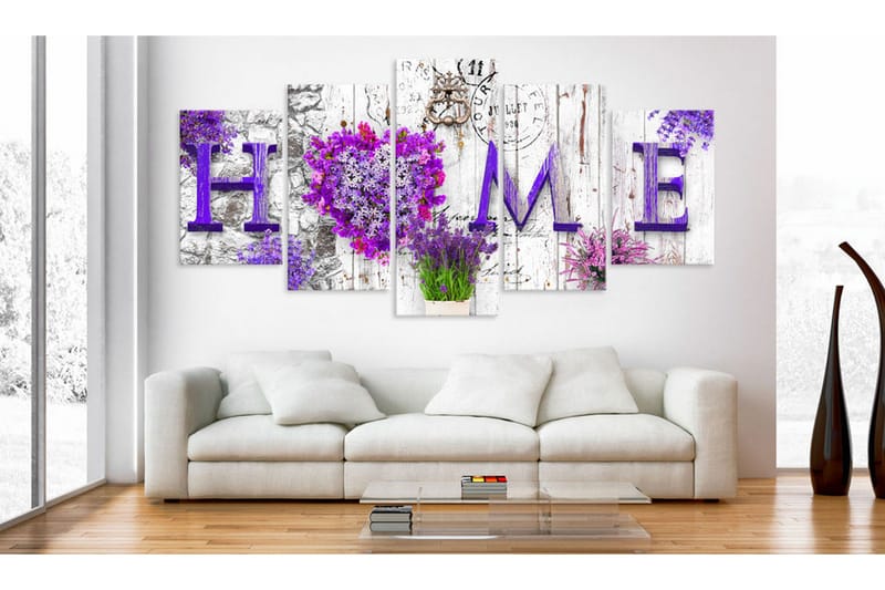 Billede Heather Asylum 200x100 - Artgeist sp. z o. o. - Boligtilbehør - Billeder & kunst - Billeder på lærred