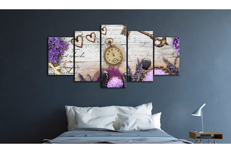 Billede Heather Composition 100x50 - Artgeist sp. z o. o. - Boligtilbehør - Billeder & kunst - Billeder på lærred