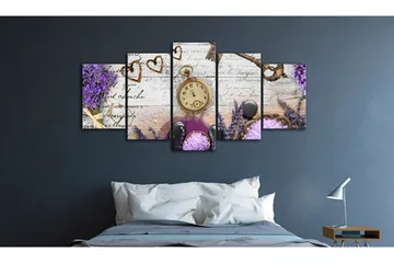 Billede Heather Composition 200x100 - Artgeist sp. z o. o. - Boligtilbehør - Billeder & kunst - Billeder på lærred