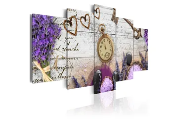 Billede Heather Composition 200x100 - Artgeist sp. z o. o. - Boligtilbehør - Billeder & kunst - Billeder på lærred