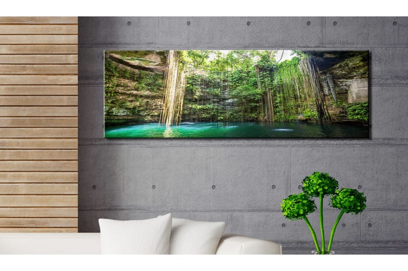 Billede Hidden Treasure Of The Nature 120x40 - Artgeist sp. z o. o. - Boligtilbehør - Billeder & kunst - Billeder på lærred