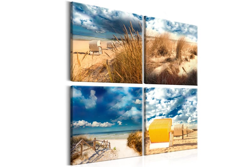Billede Holiday At The Seaside 80x80, Artgeist sp. z o. o.