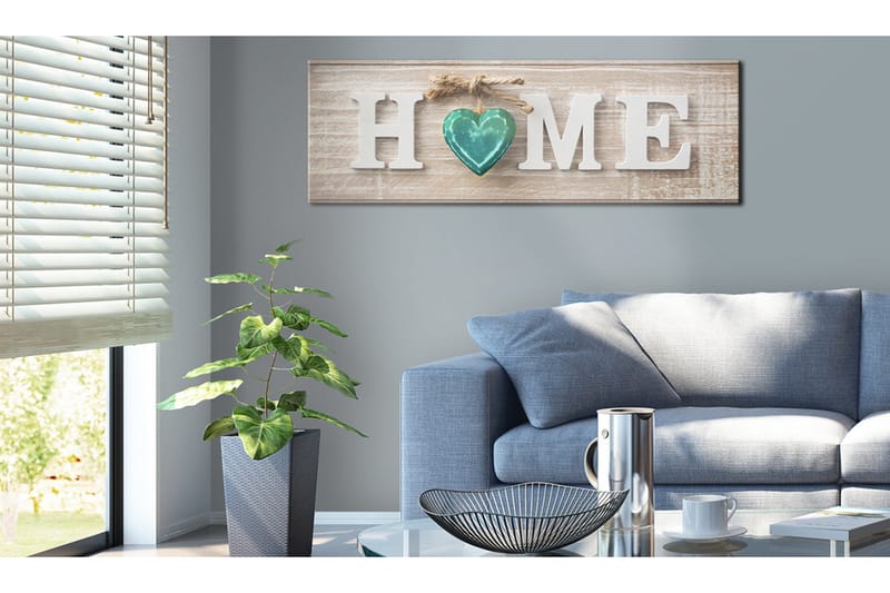 Billede Home: Blue 120x40, Artgeist sp. z o. o.
