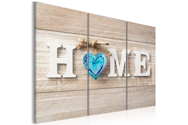 Billede Home Blue Love 90x60, Artgeist sp. z o. o.