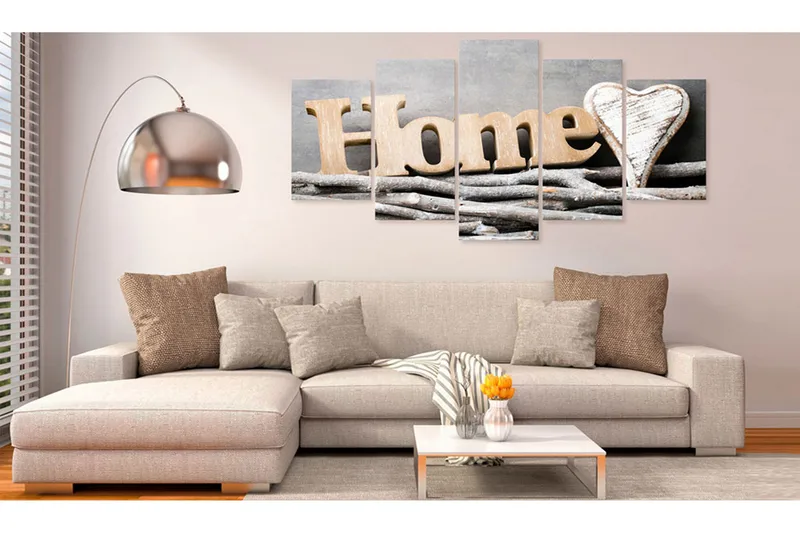 Billede Home Forest Cottage 200x100 - Artgeist sp. z o. o. - Boligtilbehør - Billeder & kunst - Billeder på lærred