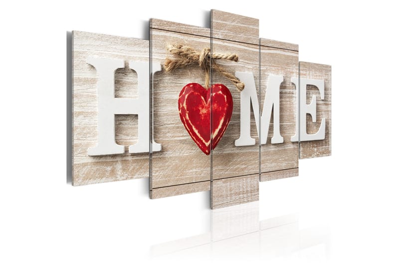 Billede Home House Of Love 100x50, Artgeist sp. z o. o.