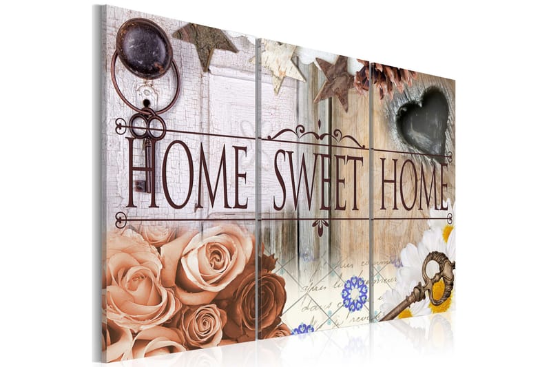 Billede Home In Vintage Style 60x40, Artgeist sp. z o. o.