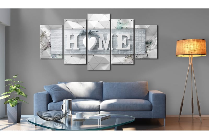 Billede Home Melody Of Modernity 100x50 - Artgeist sp. z o. o. - Boligtilbehør - Billeder & kunst - Billeder på lærred