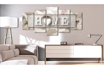 Billede Home Modern Geometry 100x50 - Artgeist sp. z o. o. - Boligtilbehør - Billeder & kunst - Billeder på lærred