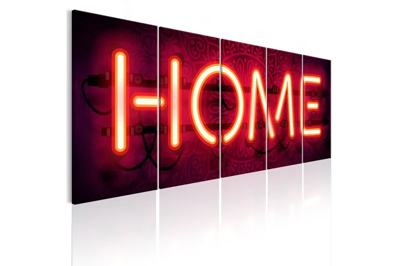Billede Home Neon 200x80, Artgeist sp. z o. o.
