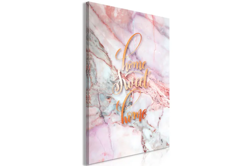 Billede Home Sweet Home (1 del) Lodret 60x90 - Artgeist sp. z o. o. - Boligtilbehør - Billeder & kunst - Billeder på lærred