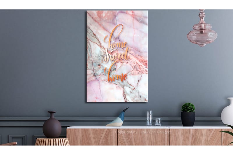 Billede Home Sweet Home (1 del) Lodret 60x90, Artgeist sp. z o. o.