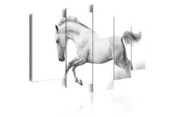 Billede Horse- Passion And Freedom 200x100 - Artgeist sp. z o. o. - Boligtilbehør - Billeder & kunst - Billeder på lærred