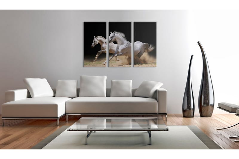 Billede Horses- Power And Velocity 120x80 - Artgeist sp. z o. o. - Boligtilbehør - Billeder & kunst - Billeder på lærred