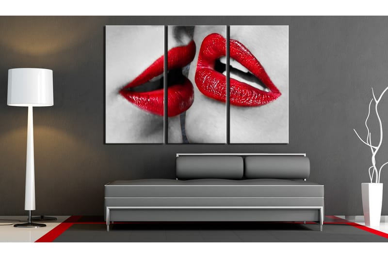 Billede Hot Lips 60x40 - Artgeist sp. z o. o. - Boligtilbehør - Billeder & kunst - Billeder på lærred