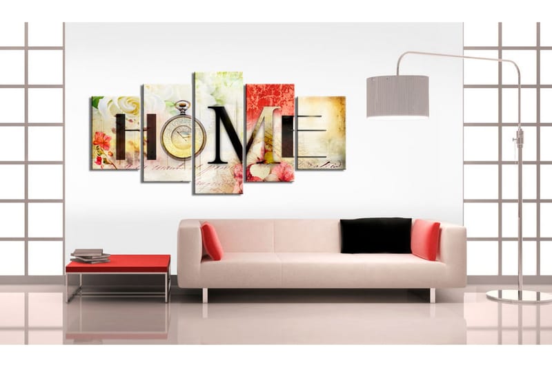 Billede House Of Flowers 200x100 - Artgeist sp. z o. o. - Boligtilbehør - Billeder & kunst - Billeder på lærred