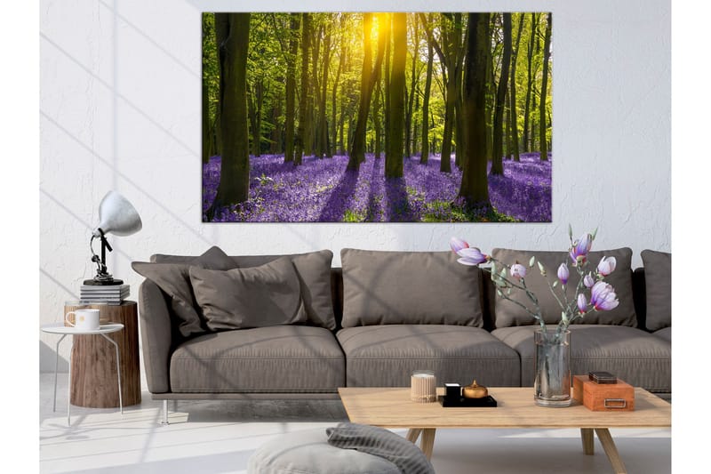 Billede Hyacinth Field (1 del) Smal 150x50, Artgeist sp. z o. o.