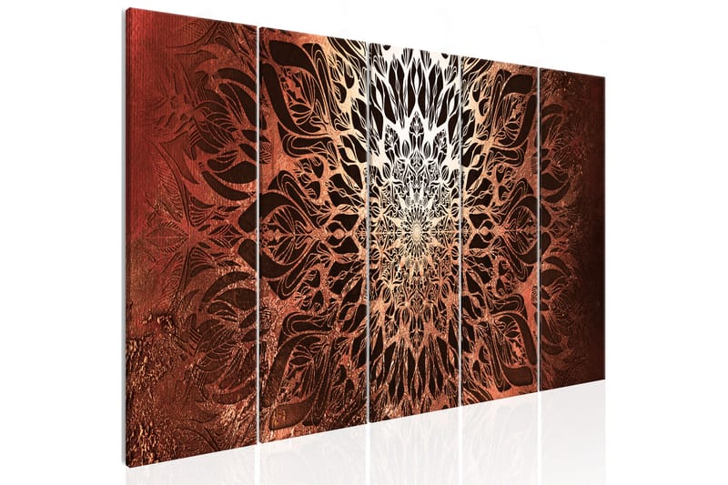 Billede Hypnosis 5 Parts Orange Narrow 225x90, Artgeist sp. z o. o.