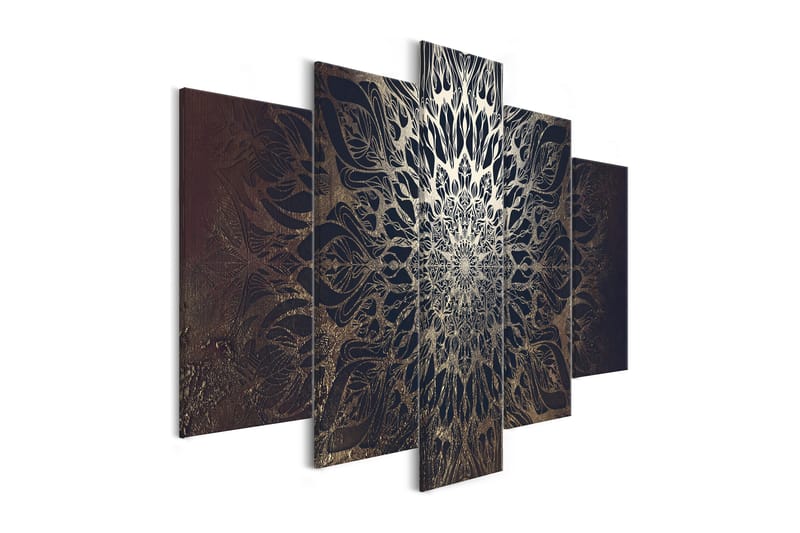 Billede Hypnosis 5 Parts Brown Wide 200x100, Artgeist sp. z o. o.