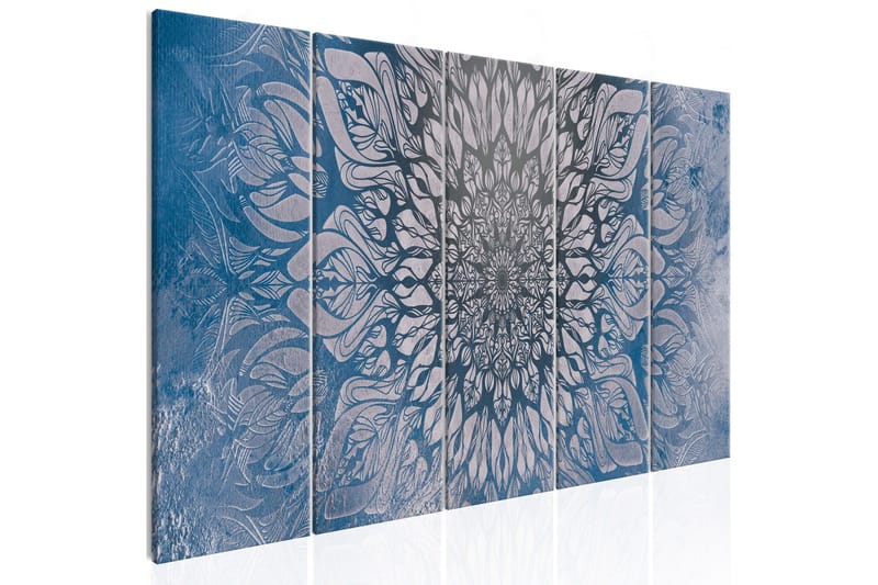 Billede Hypnosis 5 Parts Blue Narrow 200x80 - Artgeist sp. z o. o. - Boligtilbehør - Billeder & kunst - Billeder på lærred