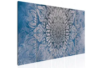 Billede Hypnosis 5 Parts Blue Narrow 225x90 - Artgeist sp. z o. o. - Boligtilbehør - Billeder & kunst - Billeder på lærred