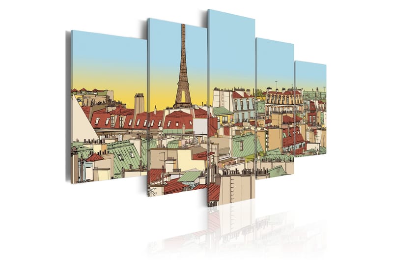 Billede Idyllic Parisian Picture 200x100, Artgeist sp. z o. o.